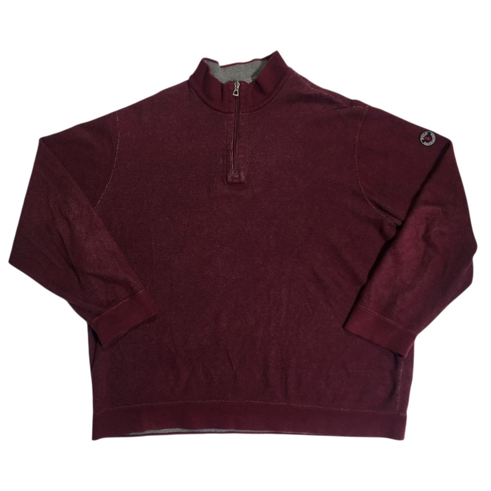POLO Ralph Lauren Quarter Zip Sweater Men's Size XXL 2XL Pullover Reversable